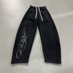 Acid wash sweatpants