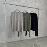 Vintage Snow-Wash Waffle Knit Top