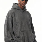 Morandi-Tone Wax-Dyed Hoodie
