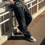 Acid wash sweatpants