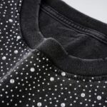 Allover Rhinestone Washed Tee Unisex